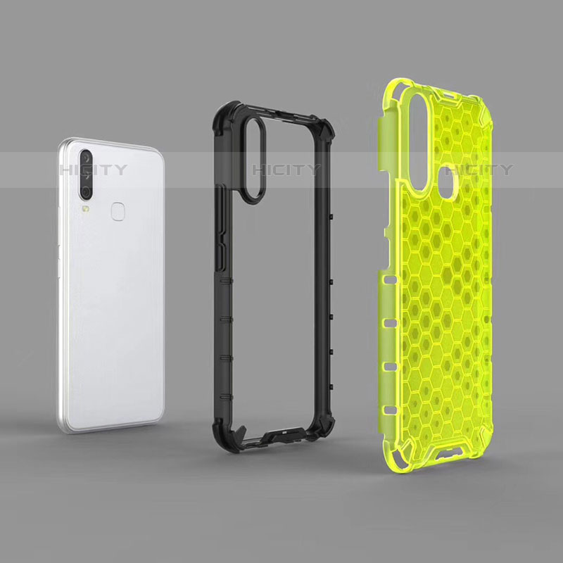 Coque Rebord Contour Silicone et Vitre Transparente Housse Etui 360 Degres AM1 pour Vivo Y11 Plus