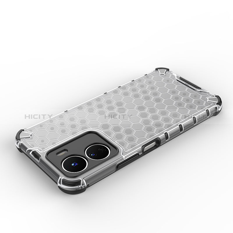 Coque Rebord Contour Silicone et Vitre Transparente Housse Etui 360 Degres AM1 pour Vivo Y16 Plus