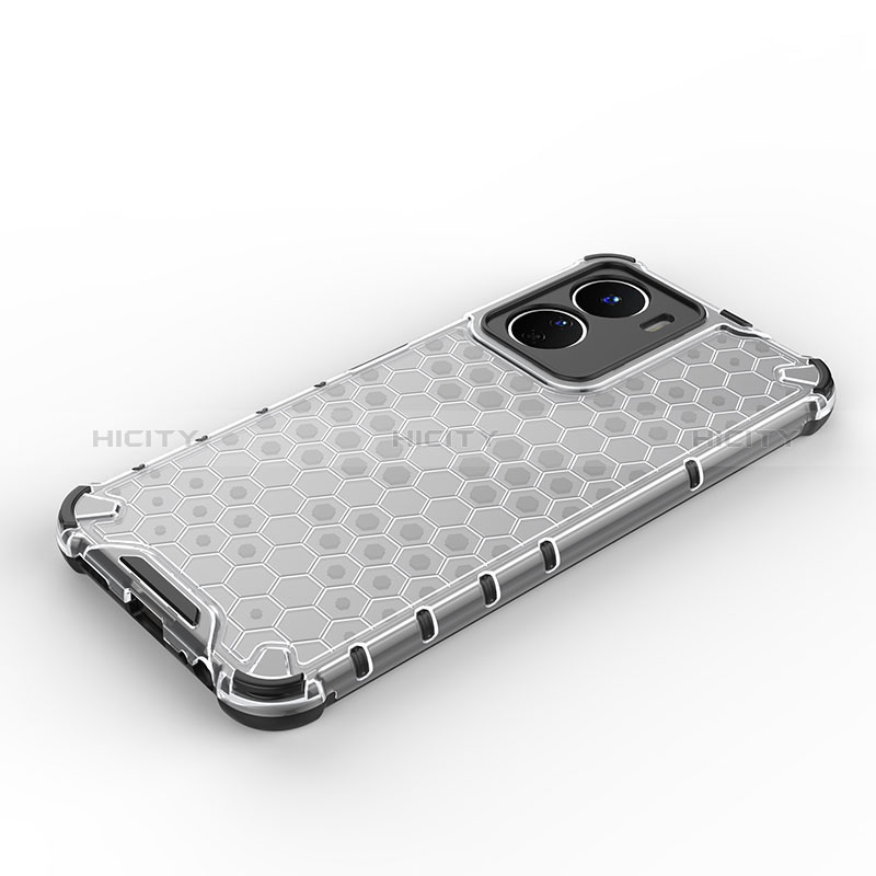 Coque Rebord Contour Silicone et Vitre Transparente Housse Etui 360 Degres AM1 pour Vivo Y16 Plus