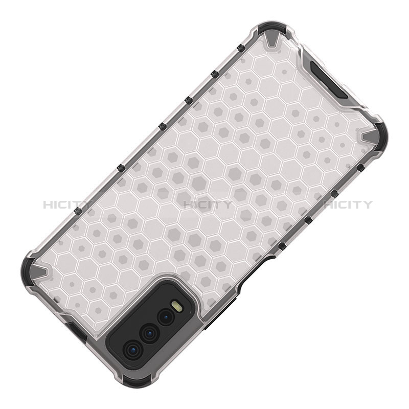 Coque Rebord Contour Silicone et Vitre Transparente Housse Etui 360 Degres AM1 pour Vivo Y20s G Plus