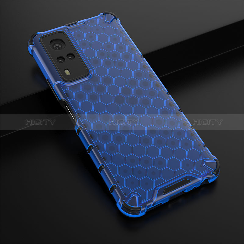 Coque Rebord Contour Silicone et Vitre Transparente Housse Etui 360 Degres AM1 pour Vivo Y31 (2021) Plus