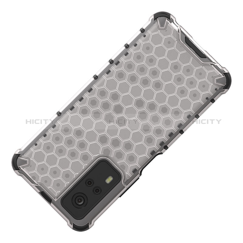 Coque Rebord Contour Silicone et Vitre Transparente Housse Etui 360 Degres AM1 pour Vivo Y31 (2021) Plus