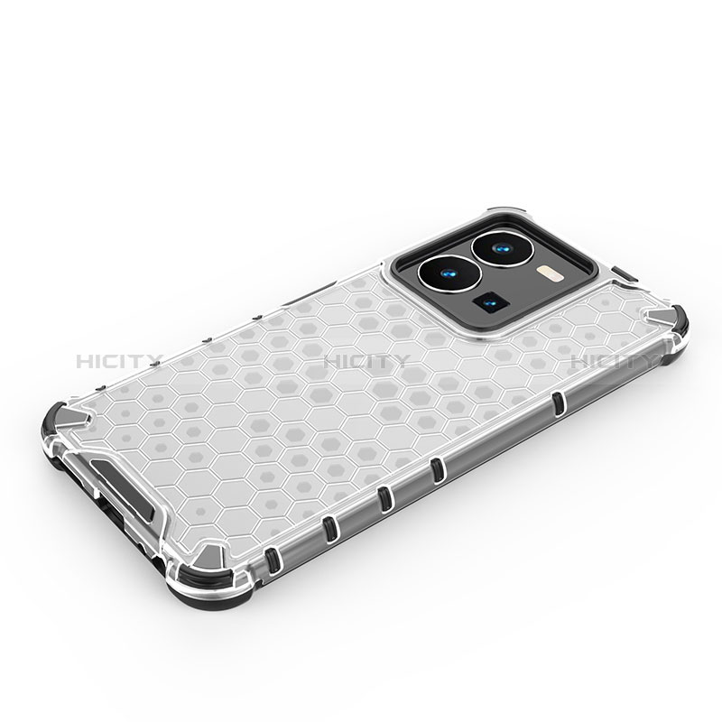 Coque Rebord Contour Silicone et Vitre Transparente Housse Etui 360 Degres AM1 pour Vivo Y35 4G Plus