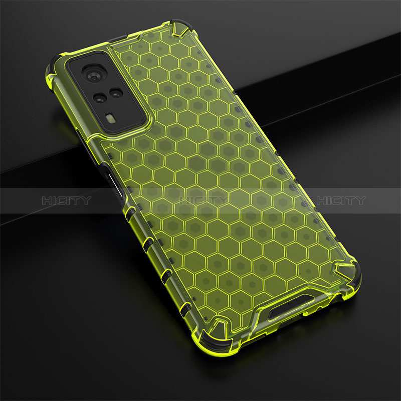 Coque Rebord Contour Silicone et Vitre Transparente Housse Etui 360 Degres AM1 pour Vivo Y51 (2021) Plus