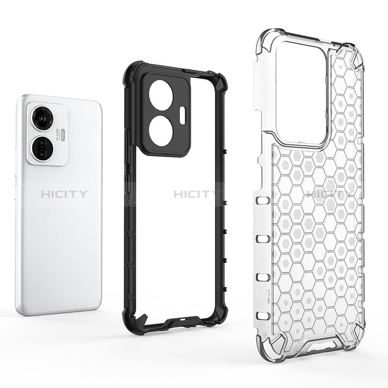 Coque Rebord Contour Silicone et Vitre Transparente Housse Etui 360 Degres AM1 pour Vivo Y55 4G Plus