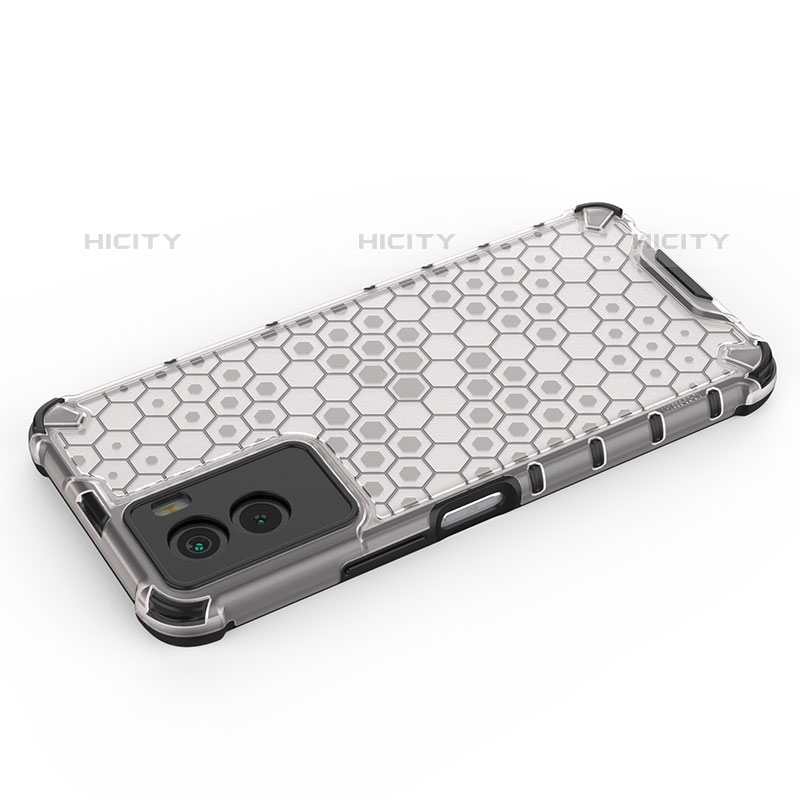 Coque Rebord Contour Silicone et Vitre Transparente Housse Etui 360 Degres AM1 pour Vivo Y55s (2021) Plus