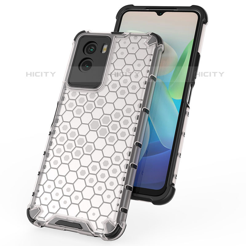 Coque Rebord Contour Silicone et Vitre Transparente Housse Etui 360 Degres AM1 pour Vivo Y72t Plus