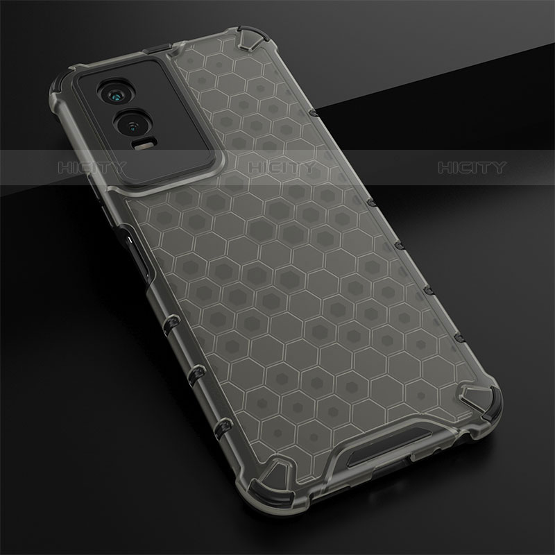 Coque Rebord Contour Silicone et Vitre Transparente Housse Etui 360 Degres AM1 pour Vivo Y74s 5G Plus