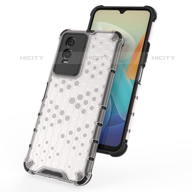 Coque Rebord Contour Silicone et Vitre Transparente Housse Etui 360 Degres AM1 pour Vivo Y74s 5G Plus