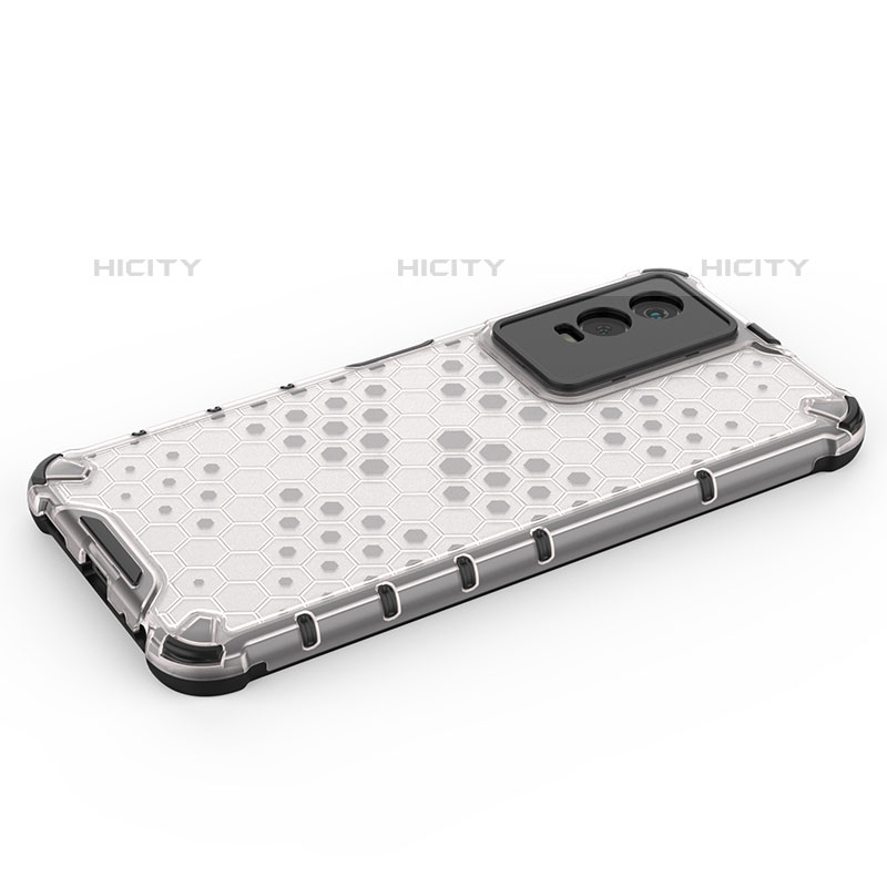 Coque Rebord Contour Silicone et Vitre Transparente Housse Etui 360 Degres AM1 pour Vivo Y74s 5G Plus