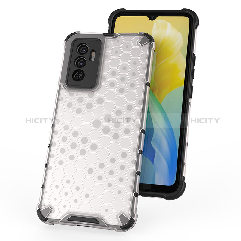 Coque Rebord Contour Silicone et Vitre Transparente Housse Etui 360 Degres AM1 pour Vivo Y75 4G Plus