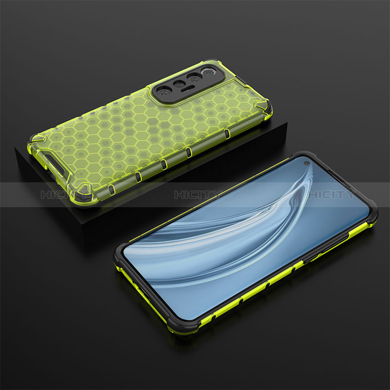 Coque Rebord Contour Silicone et Vitre Transparente Housse Etui 360 Degres AM1 pour Xiaomi Mi 10S 5G Plus