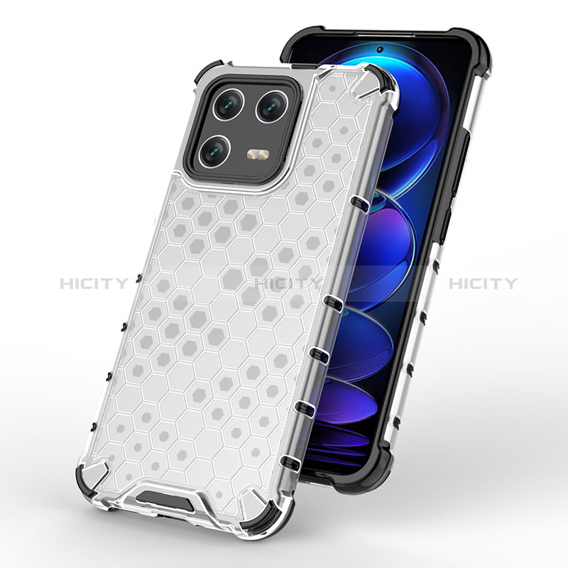 Coque Rebord Contour Silicone et Vitre Transparente Housse Etui 360 Degres AM1 pour Xiaomi Mi 13 5G Plus