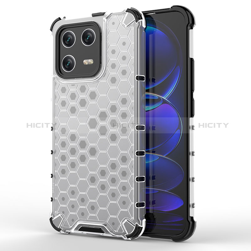 Coque Rebord Contour Silicone et Vitre Transparente Housse Etui 360 Degres AM1 pour Xiaomi Mi 13 5G Plus