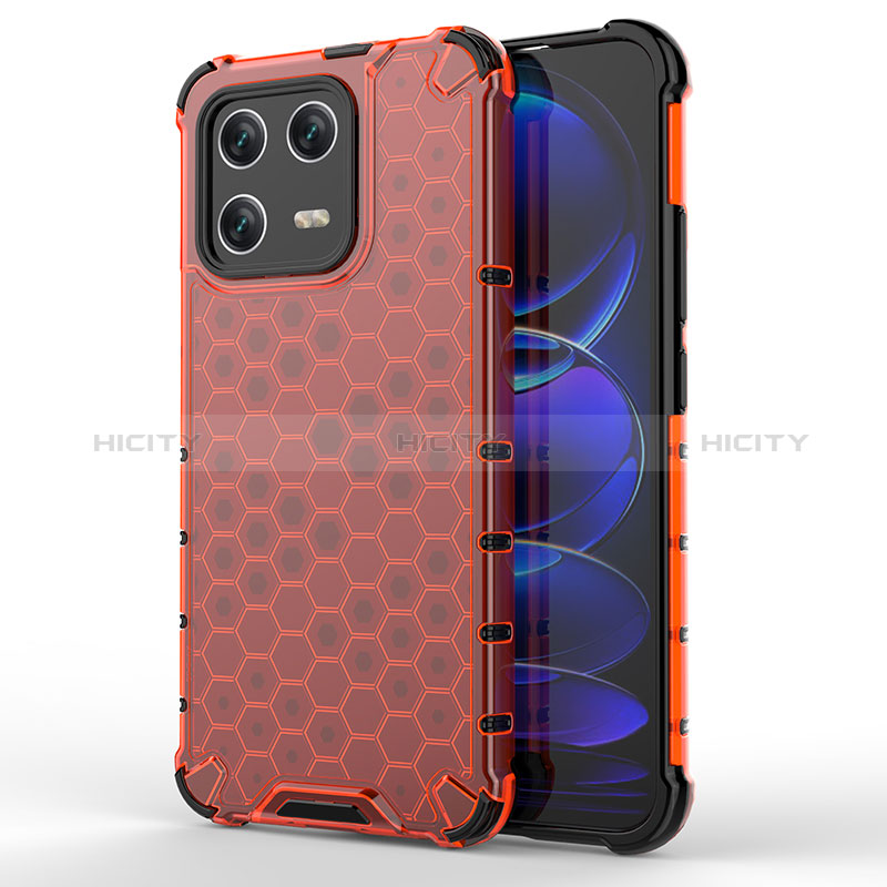 Coque Rebord Contour Silicone et Vitre Transparente Housse Etui 360 Degres AM1 pour Xiaomi Mi 13 5G Plus