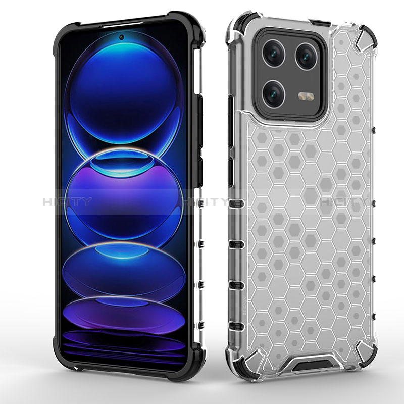 Coque Rebord Contour Silicone et Vitre Transparente Housse Etui 360 Degres AM1 pour Xiaomi Mi 13 5G Plus