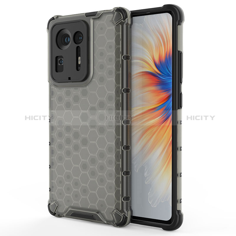 Coque Rebord Contour Silicone et Vitre Transparente Housse Etui 360 Degres AM1 pour Xiaomi Mi Mix 4 5G Noir Plus