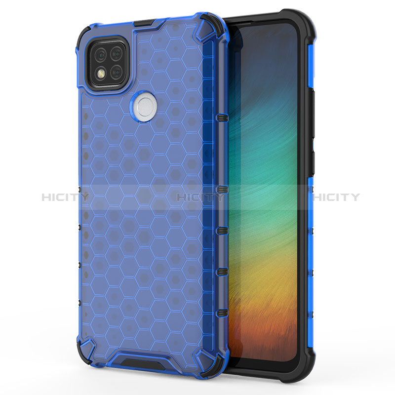 Coque Rebord Contour Silicone et Vitre Transparente Housse Etui 360 Degres AM1 pour Xiaomi POCO C31 Bleu Plus