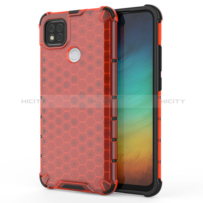 Coque Rebord Contour Silicone et Vitre Transparente Housse Etui 360 Degres AM1 pour Xiaomi POCO C31 Rouge Plus