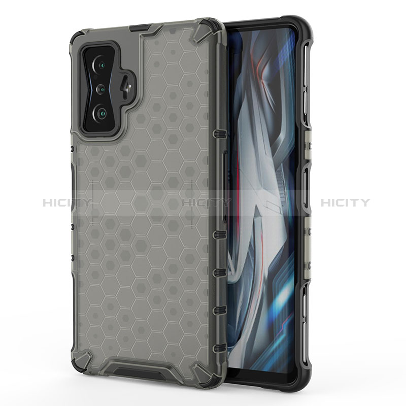 Coque Rebord Contour Silicone et Vitre Transparente Housse Etui 360 Degres AM1 pour Xiaomi Poco F4 GT 5G Noir Plus