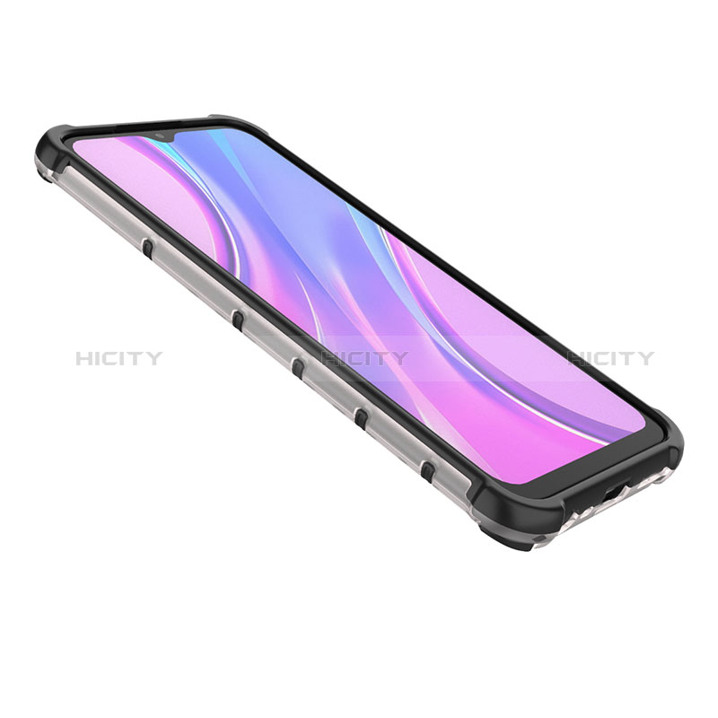 Coque Rebord Contour Silicone et Vitre Transparente Housse Etui 360 Degres AM1 pour Xiaomi Poco M2 Plus