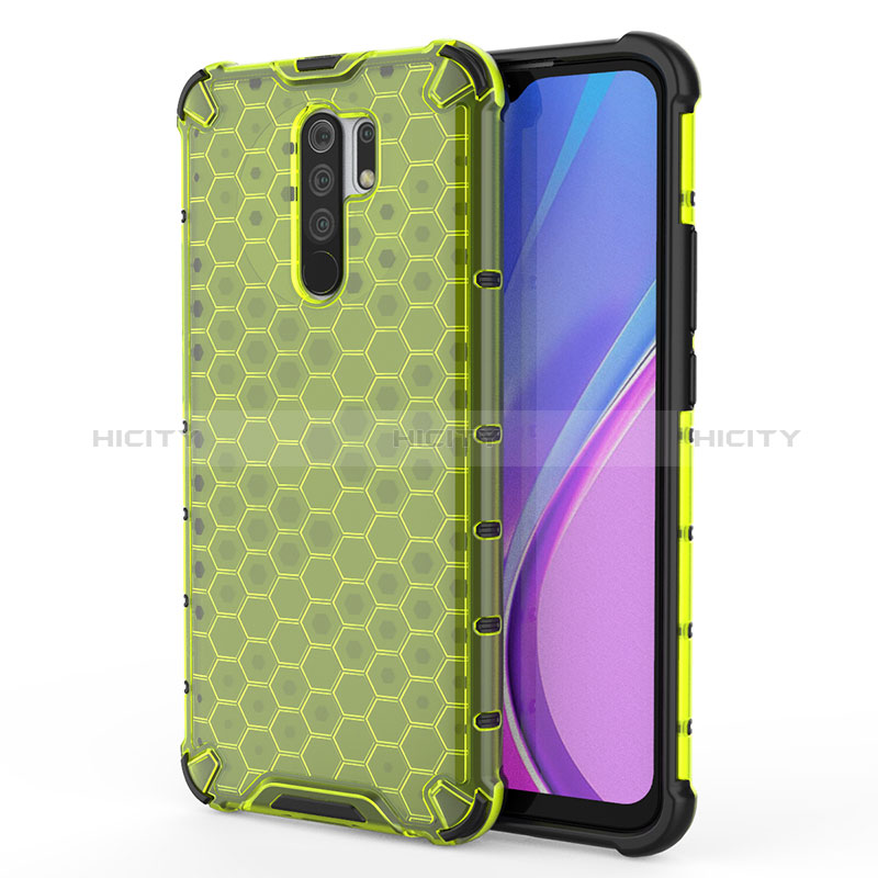 Coque Rebord Contour Silicone et Vitre Transparente Housse Etui 360 Degres AM1 pour Xiaomi Poco M2 Vert Plus