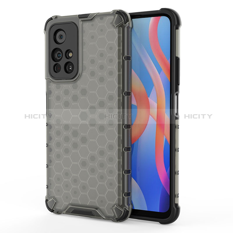 Coque Rebord Contour Silicone et Vitre Transparente Housse Etui 360 Degres AM1 pour Xiaomi Poco M4 Pro 5G Noir Plus