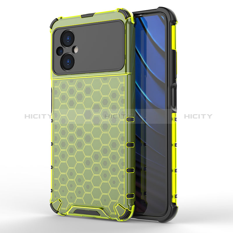 Coque Rebord Contour Silicone et Vitre Transparente Housse Etui 360 Degres AM1 pour Xiaomi Poco M5 4G Vert Plus