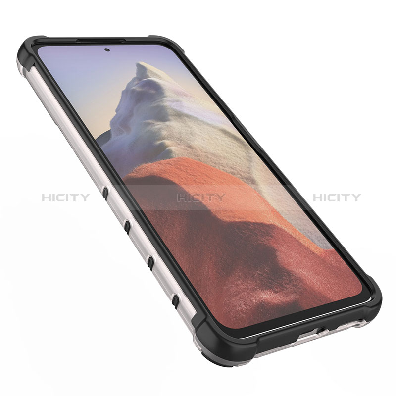 Coque Rebord Contour Silicone et Vitre Transparente Housse Etui 360 Degres AM1 pour Xiaomi Poco X4 Pro 5G Plus