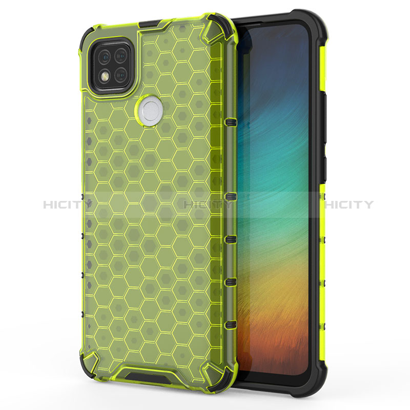 Coque Rebord Contour Silicone et Vitre Transparente Housse Etui 360 Degres AM1 pour Xiaomi Redmi 9 Activ Vert Plus