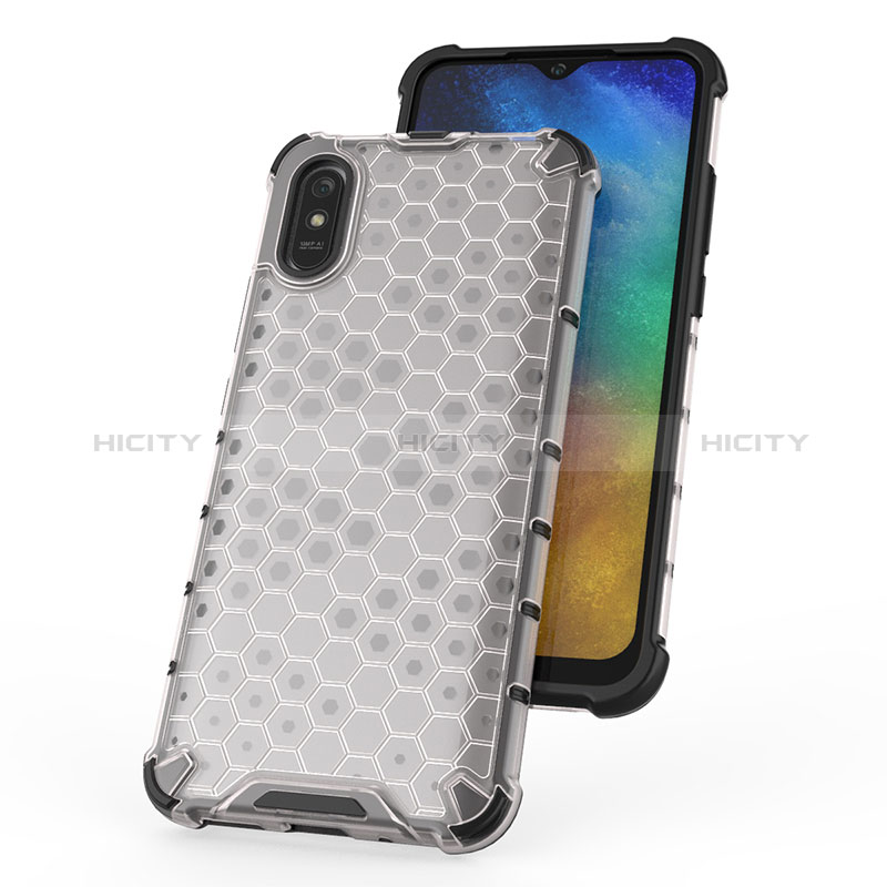 Coque Rebord Contour Silicone et Vitre Transparente Housse Etui 360 Degres AM1 pour Xiaomi Redmi 9AT Plus