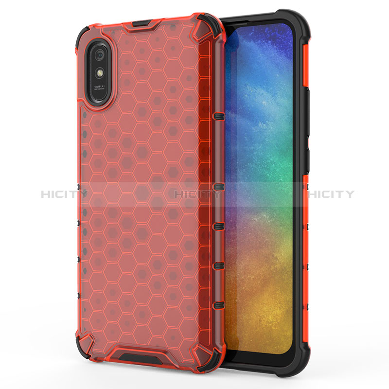 Coque Rebord Contour Silicone et Vitre Transparente Housse Etui 360 Degres AM1 pour Xiaomi Redmi 9i Plus