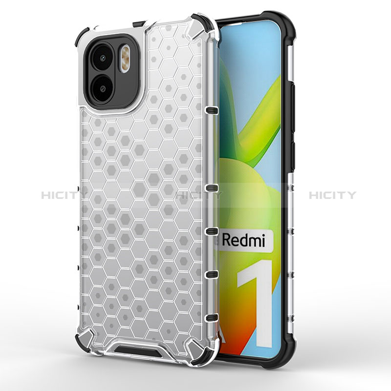 Coque Rebord Contour Silicone et Vitre Transparente Housse Etui 360 Degres AM1 pour Xiaomi Redmi A1 Plus