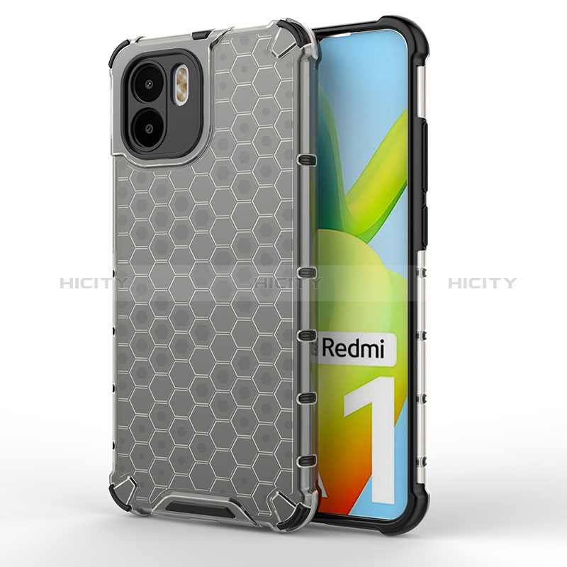 Coque Rebord Contour Silicone et Vitre Transparente Housse Etui 360 Degres AM1 pour Xiaomi Redmi A2 Noir Plus