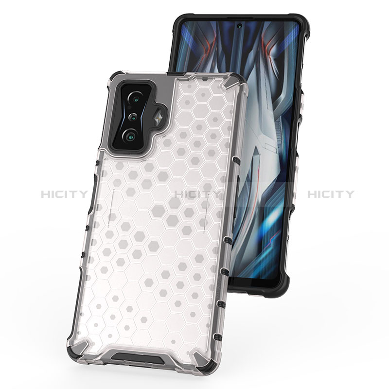 Coque Rebord Contour Silicone et Vitre Transparente Housse Etui 360 Degres AM1 pour Xiaomi Redmi K50 Gaming AMG F1 5G Plus