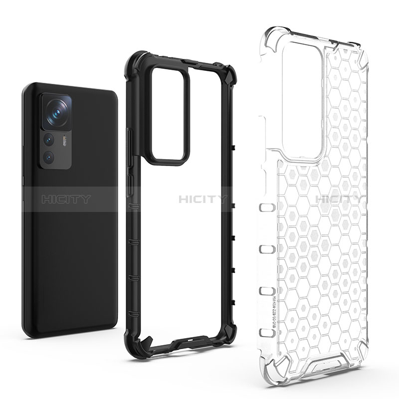 Coque Rebord Contour Silicone et Vitre Transparente Housse Etui 360 Degres AM1 pour Xiaomi Redmi K50 Ultra 5G Plus