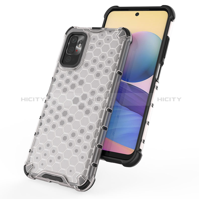 Coque Rebord Contour Silicone et Vitre Transparente Housse Etui 360 Degres AM1 pour Xiaomi Redmi Note 10 5G Plus