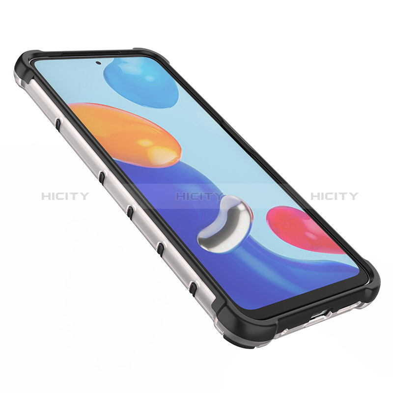 Coque Rebord Contour Silicone et Vitre Transparente Housse Etui 360 Degres AM1 pour Xiaomi Redmi Note 11 4G (2022) Plus