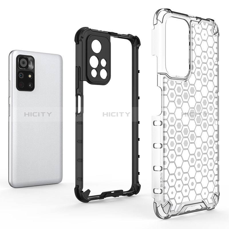 Coque Rebord Contour Silicone et Vitre Transparente Housse Etui 360 Degres AM1 pour Xiaomi Redmi Note 11 5G Plus