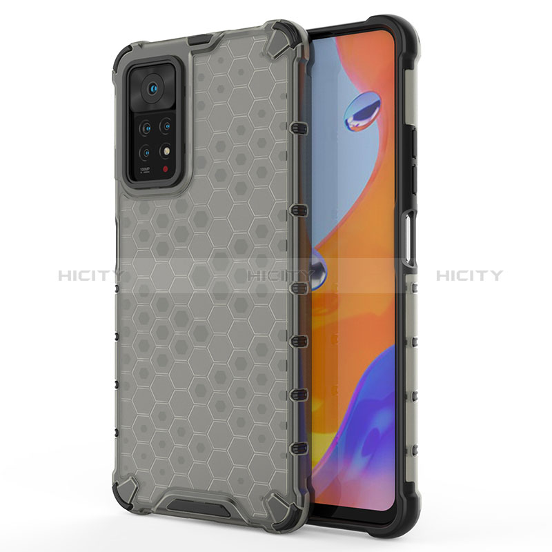 Coque Rebord Contour Silicone et Vitre Transparente Housse Etui 360 Degres AM1 pour Xiaomi Redmi Note 11 Pro 4G Noir Plus