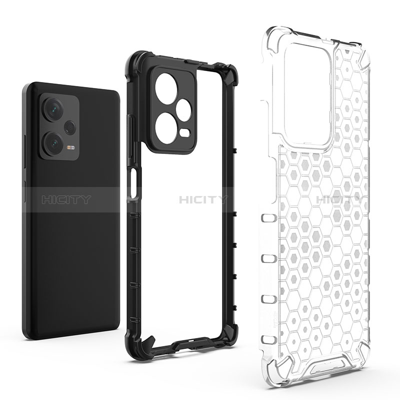 Coque Rebord Contour Silicone et Vitre Transparente Housse Etui 360 Degres AM1 pour Xiaomi Redmi Note 12 Explorer Plus