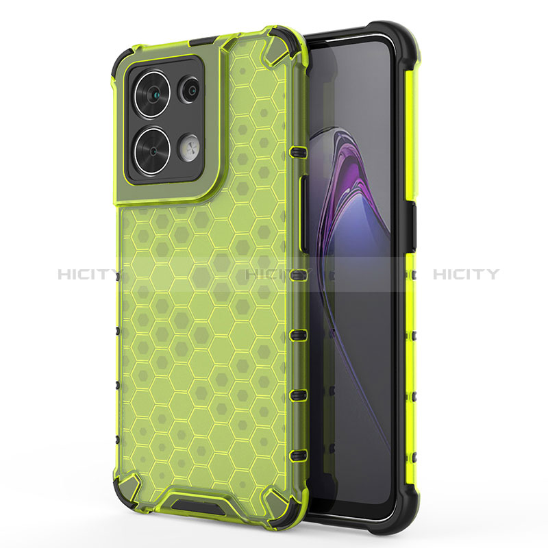 Coque Rebord Contour Silicone et Vitre Transparente Housse Etui 360 Degres AM1 pour Xiaomi Redmi Note 13 Pro 5G Vert Plus