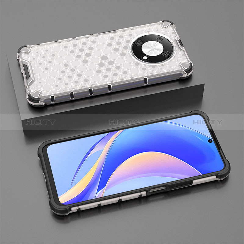 Coque Rebord Contour Silicone et Vitre Transparente Housse Etui 360 Degres AM2 pour Huawei Enjoy 50 Pro Plus