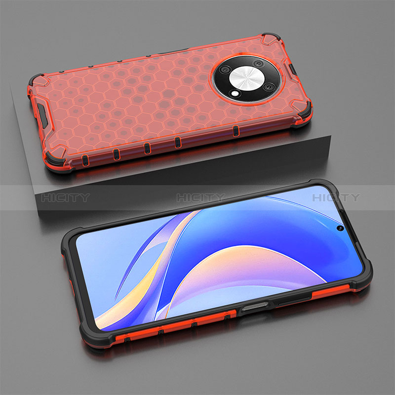 Coque Rebord Contour Silicone et Vitre Transparente Housse Etui 360 Degres AM2 pour Huawei Enjoy 50 Pro Plus