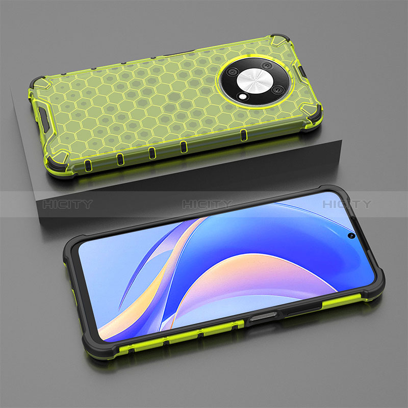 Coque Rebord Contour Silicone et Vitre Transparente Housse Etui 360 Degres AM2 pour Huawei Enjoy 50 Pro Plus