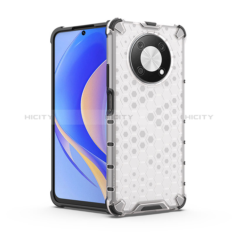 Coque Rebord Contour Silicone et Vitre Transparente Housse Etui 360 Degres AM2 pour Huawei Enjoy 50 Pro Plus