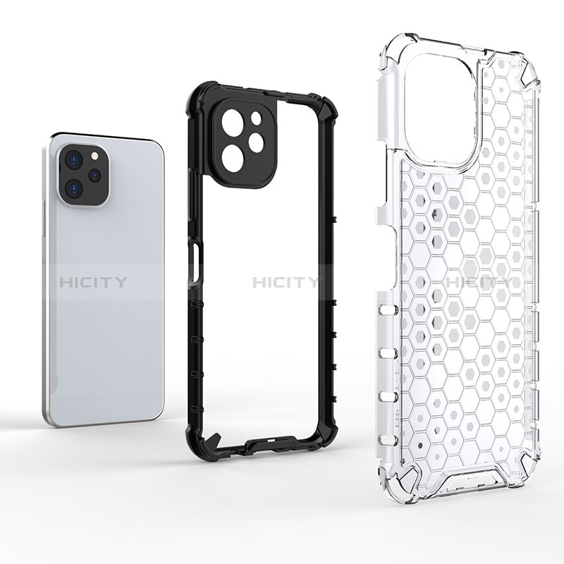 Coque Rebord Contour Silicone et Vitre Transparente Housse Etui 360 Degres AM2 pour Huawei Enjoy 50z Plus