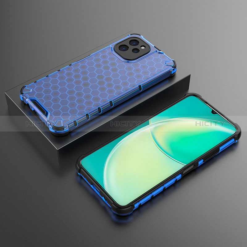 Coque Rebord Contour Silicone et Vitre Transparente Housse Etui 360 Degres AM2 pour Huawei Enjoy 50z Plus