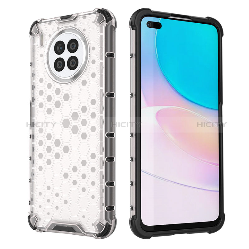 Coque Rebord Contour Silicone et Vitre Transparente Housse Etui 360 Degres AM2 pour Huawei Honor 50 Lite Plus