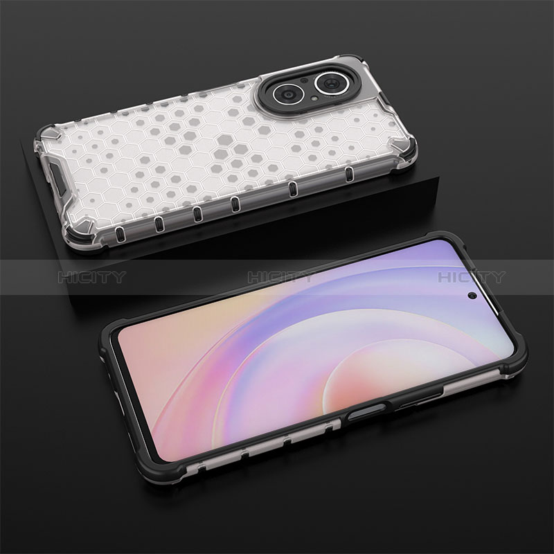 Coque Rebord Contour Silicone et Vitre Transparente Housse Etui 360 Degres AM2 pour Huawei Honor 50 SE 5G Plus